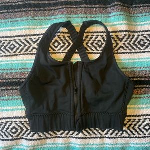 Athleta zip up sports bra